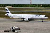 Aegean Airlines, Airbus A321-231, SX-DGA, c/n 3878, in TXL