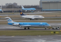 KLM Cityhopper, Fokker 100, PH-OFL, c/n 11444, in AMS