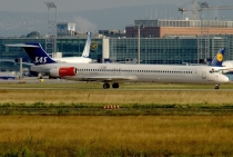 SAS - Scandinavian Airlines, McDonnell Douglas MD-82, LN-ROX, c/n 49603/1442, in FRA