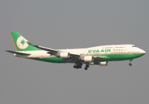 EVA Air, Boeing 747-45EM, B-16408, c/n 28092/1076, in HKG