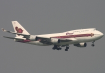 Thai Airways Intl., Boeing 747-4D7, HS-TGY, c/n 28705/1164, in HKG