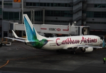 Caribbean Airlines (Air Jamaica), Boeing 737-8Q8(WL), 9Y-POS, c/n 28230/506, in JFK