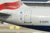 British Airways, Airbus A319-131, G-EUPV, c/n 1423, in STR