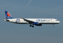 Onur Air, Airbus A321-231, TC-OBF, c/n 963, in ZRH