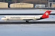 Helvetic Airways, Fokker 100, HB-JVC, c/n 11501, in TXL