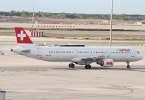 Swiss Intl. Air Lines, Airbus A321-111, HB-IOD, c/n 522, in BCN