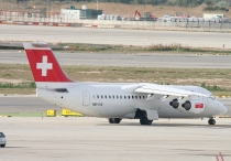 Swiss Intl. Air Lines, British Aerospace Avro RJ100, HB-IYQ, c/n E3384, in BCN