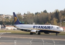 Ryanair, Boeing 737-8AS(WL), EI-EKX, c/n 35030/3222, in BFI
