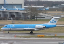 KLM Cityhopper, Fokker 70, PH-JCH, c/n 11528, in AMS