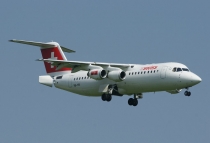 Swiss Intl. Air Lines, British Aerospace Avro RJ100, HB-IYR, c/n E3382, in ZRH
