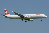 Swiss Intl. Air Lines, Airbus A321-111, HB-IOH, c/n 664, in ZRH