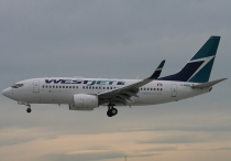 Westjet, Boeing 737-7CT(WL), C-FWSX, c/n 32761/1493, in YVR