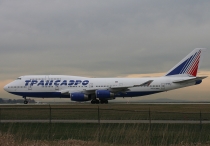 Transaero Airlines, Boeing 747-444, VP-BKJ, c/n 26638/995, in YVR