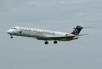SAS - Scandinavian Airlines, McDonnell Douglas MD-82, OY-KHE, c/n 49604/1456, in ZRH