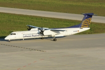 Augsburg Airways (Lufthansa Regional), De Havilland Canada DHC-8-402Q, D-ADHP, c/n 4008, in LEJ