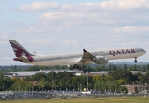Qatar Airways, Airbus A340-642X, A7-AGB, c/n 715, in LHR