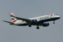 British Airways (BA CityFlyer), Embraer ERJ-190LR, G-LCYJ, c/n 19000339, in ZRH