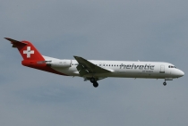 Helvetic Airways, Fokker 100, HB-JVI, c/n 11325, in ZRH