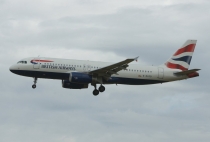 British Airways, Airbus A320-232, G-EUYD, c/n 3726, in BRU
