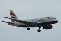 British Airways, Airbus A319-131, G-EUPB, c/n 1115, in BRU