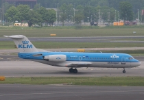 KLM Cityhopper, Fokker 70, PH-WXD, c/n 11563, in AMS