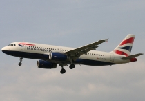 British Airways, Airbus A320-232, G-EUYB, c/n 3703, in LHR