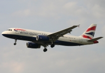 British Airways, Airbus A320-232, G-EUUY, c/n 3607, in LHR