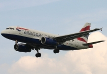 British Airways, Airbus A319-131, G-EUPP, c/n 1295, in LHR