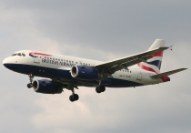 British Airways, Airbus A319-131, G-EUOF, c/n 1590, in LHR