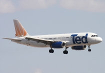 Ted (United Airlines), Airbus A320-232, N490UA, c/n 1728, in LAS