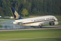 Singapore Airlines, Airbus A380-841, 9V-SKB, c/n 005, in ZRH