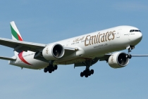 Emirates Airline, Boeing 777-31HER, A6-ECV, c/n 35594/824, in ZRH