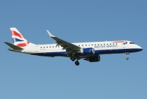 British Airways (BA CityFlyer), Embraer ERJ-190SR, G-LCYL, c/n 19000315, in ZRH
