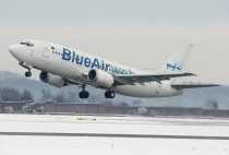 Blue Air, Boeing 737-377, YR-BAC, c/n 23653/1260, in STR