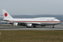 Luftwaffe - Japan, Boeing 747-47C, 20-1101, c/n 24730/816, in ZRH