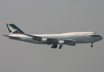 Cathay Pacific Airways, Boeing 747-412, B-HKF, c/n 25128/860, in HKG