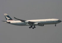 Cathay Pacific Airways, Airbus A340-313X, B-HXC, c/n 142, in HKG