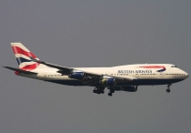 British Airways, Boeing 747-436, G-BYGC, c/n 25823/1195, in HKG