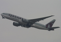 Qatar Airways Cargo, Boeing 777-2DZLRF, A7-BFA, c/n 36098/865, in HKG
