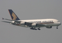 Singapore Airlines, Airbus A380-841, 9V-SKK, c/n 051, in HKG