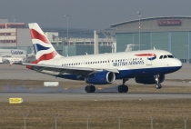 British Airways, Airbus A319-131, G-EUPW, c/n 1440, in STR