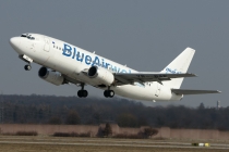 Blue Air, Boeing 737-377, YR-BAF, c/n 24453/1730, in STR