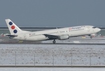 Jat Airways, Boeing 737-4B7, YU-AOS, c/n 24551/1795, in STR