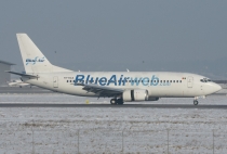 Blue Air, Boeing 737-33A, YR-BAA, c/n 27267/2600, in STR