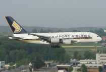 Singapore Airlines, Airbus A380-841, 9V-SKF, c/n 012, in ZRH