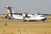 B & H Airlines, Avions de Transport Régional ATR-72-212, E7-AAE, c/n 465, in FRA