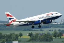 British Airways, Airbus A319-131, G-EUPX, c/n 1445, in PRG