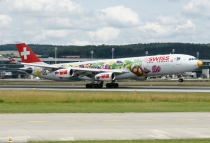Swiss Intl. Air Lines, Airbus A340-313X, HB-JMJ, c/n 150, in ZRH