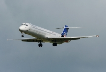 SAS - Scandinavian Airlines, McDonnell Douglas MD-82, LN-ROX, c/n 49603/1442, in ZRH