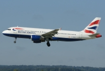 British Airways, Airbus A320-232, G-BUSJ, c/n 109, in ZRH